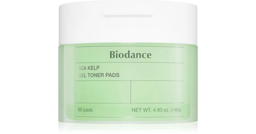 Vedd meg online BiodanceSea Kelp Gel Toner Pads tonizáló párnák nyugtató hatással