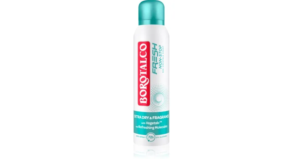 BorotalcoNon-Stop Fresh Sea Crystals spray dezodor 72 óra Alacsony ár
