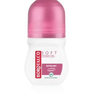 Vedd meg most BorotalcoSoft Talc & Pink Flower Talc & Pink Flower golyós dezodor roll - on alkoholmentes