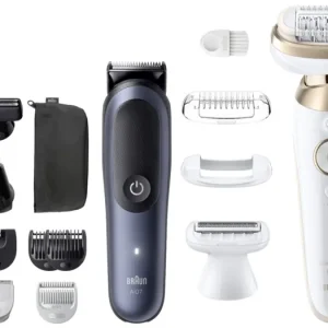 BraunSilk-épil 9 & All-In-One Series 7 szett hajra és a testre Kedvezményes ár