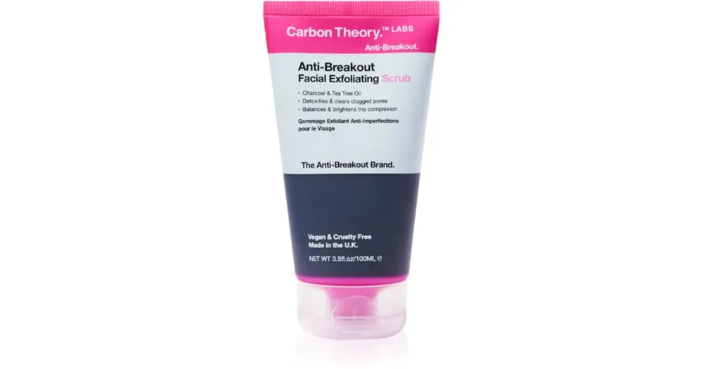 Carbon TheoryAnti-Breakout Facial Exfoliating frissítő arc peeling problémás és pattanásos bőrre Biztonságos vásárlás