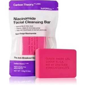 Rendeld meg most Carbon TheoryFacial Cleansing Bar Niacinamide tisztító szappan arcra