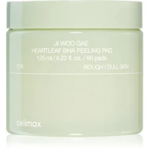 celimaxJi Woo Gae Heartleaf BHA Peeling Pad hámlasztó kendők nyugtató hatással Legnépszerűbb