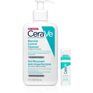 Vedd meg most CeraVeControl Cleanser & Retinol Serum Duo komplex ápolás a pattanásos bőr hibáira
