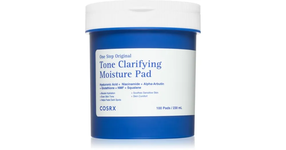 CosrxOne Step Original Tone Clarifying Moisture Pad tonizáló párnák hidratáló hatással Azonnali szállítás
