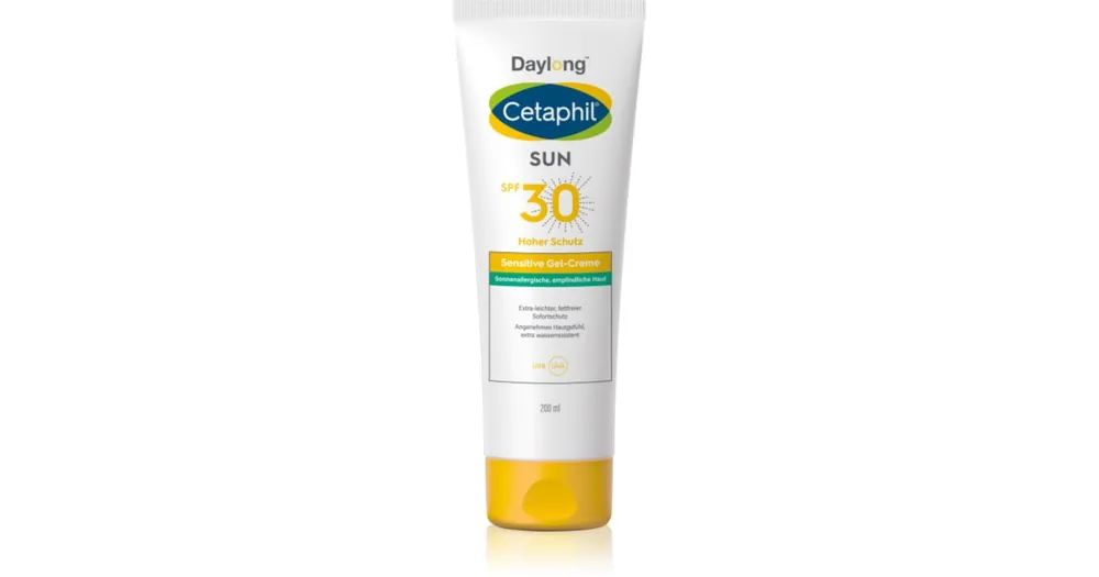 DaylongCetaphil SUN Sensitive Gel-Creme könnyed védő géles krém az érzékeny bőrre Kiárusítás