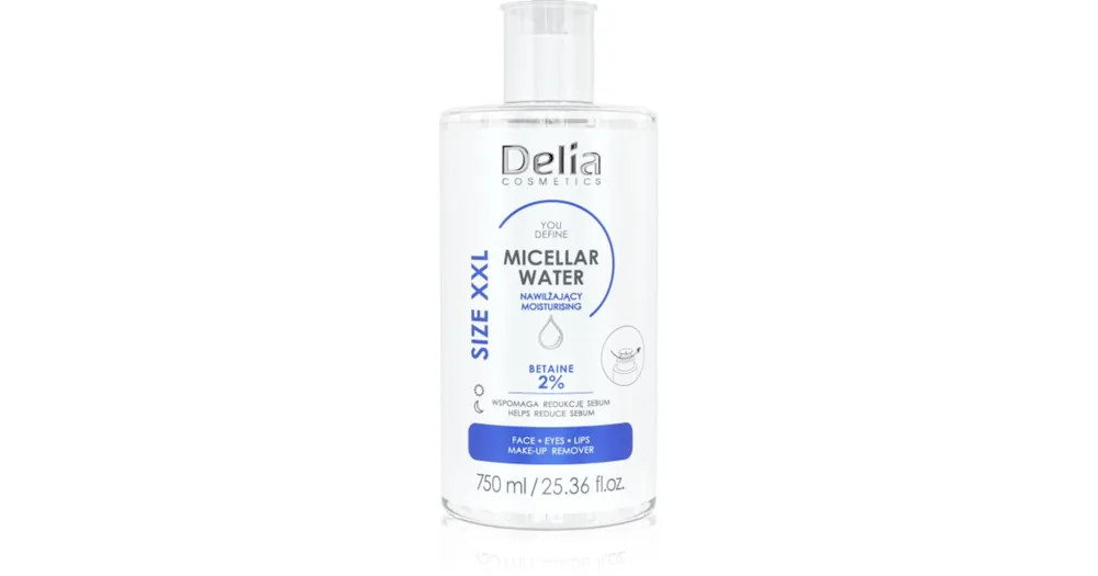 Delia CosmeticsYou Define tisztító micellás víz hidratáló hatással Árengedmény