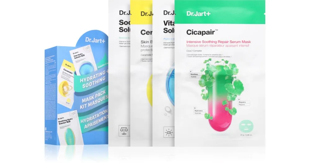 Dr. Jart+Hydrating & Soothing Mask Kit ajándékszett Szuper akció