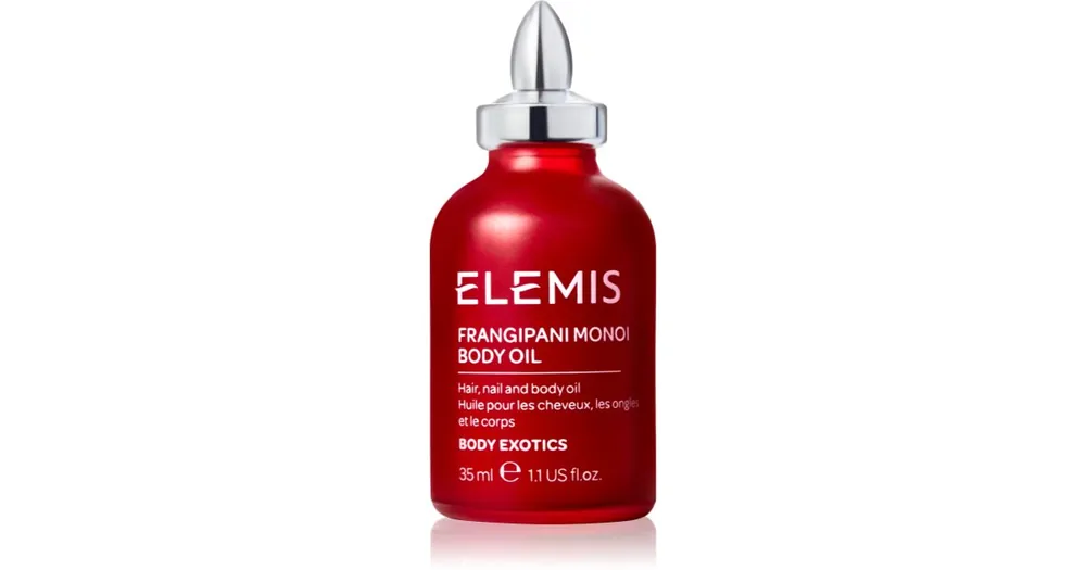 Azonnal elérhető ElemisBody Exotics Frangipani Monoi Body Oil tápláló olaj hajra , körömre és testre