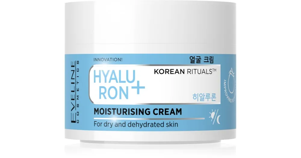 Eveline CosmeticsHyaluron + Korean Rituals hidratáló arckrém Árengedmény
