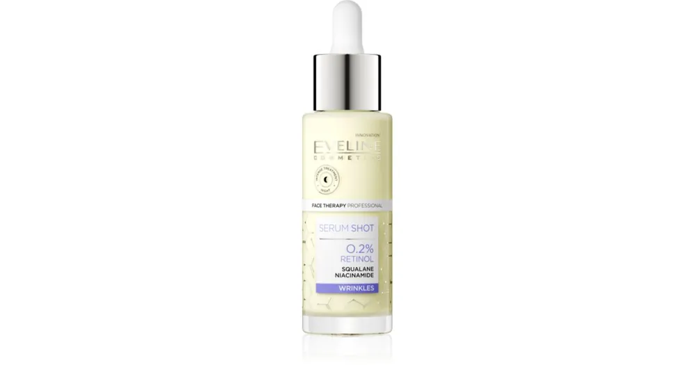 Biztonságos vásárlás Eveline CosmeticsSerum Shot 0,2% Retinol éjszakai ránctalanító szérum
