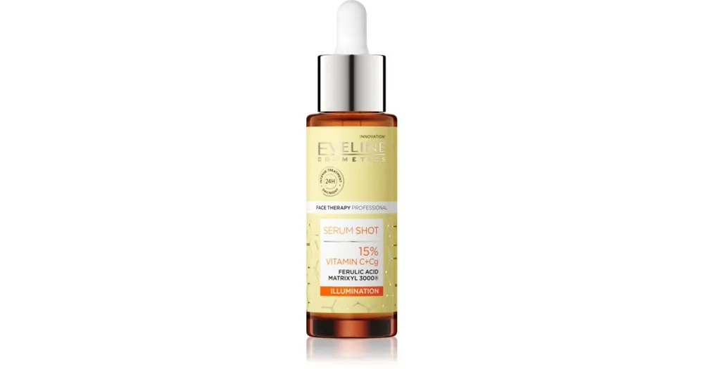 Biztonságos fizetés Eveline CosmeticsSerum Shot 15% Vitamin C+Cg élénkitő szérum a ráncok ellen C vitamin
