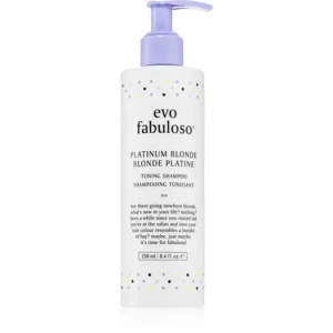 Biztonságos fizetés EVOFabuloso Toning Shampoo lila tonizáló sampon semlegesíti a sárgás tónusokat