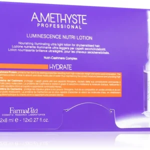 FarmaVitaAmethyste Hydrate balzsam a gyengéd, száraz hajra ampullákban Különleges ajánlat
