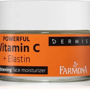 FarmonaDermiss Powerful Vitamin C + Elastin bőrkrém élénk és hidratált bőr Vásárlói kedvenc