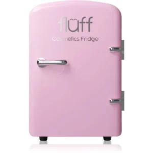 FluffCosmetics Fridge Pink mini hűtőszekrény kozmetikumok tárolására Azonnali szállítás