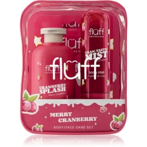 Korlátozott ajánlat FluffChristmas Glow Merry Cranberry karácsonyi ajándékszett