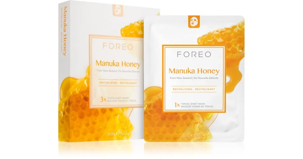 FOREOFarm to Face Sheet Mask Manuka Honey hidratáló és revitalizáló arcmaszk Vásárlói kedvenc