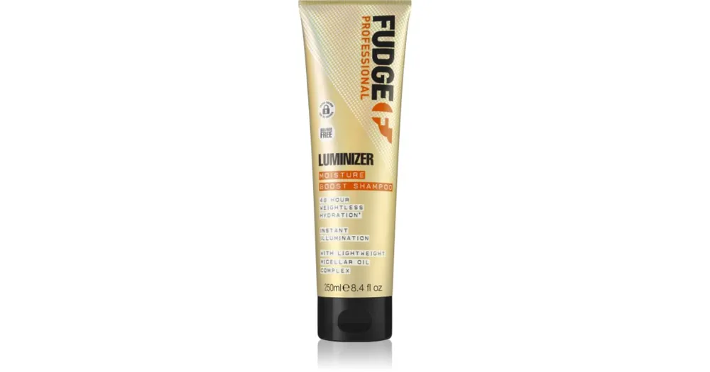 FudgeLuminizer Moisture Boost Shampoo színvédő hidratáló sampon a festett és károsult hajra Vedd meg most