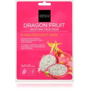 Gabriella SalveteFace Mask Dragon Fruit nyugtató hatású gézmaszk Biztonságos fizetés
