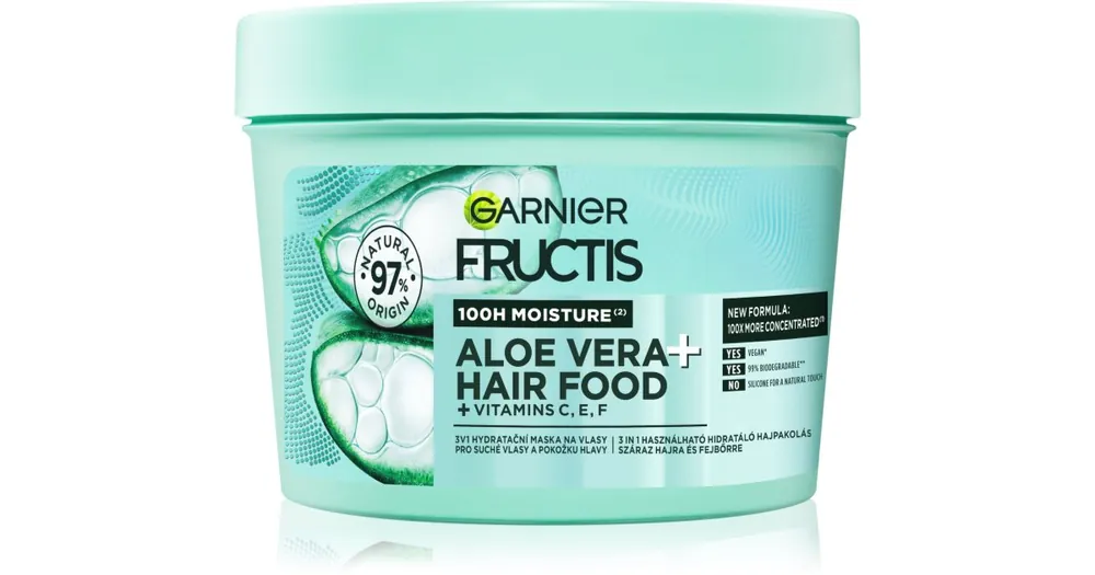 GarnierFructis Aloe Vera Hair Food hidratáló maszk normál és száraz hajra Legnépszerűbb