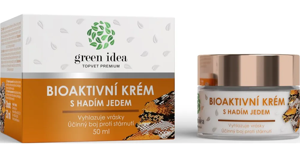 Green IdeaBioactive Cream with Snake Venom kisimító és feszesítő ápolás Olcsóbb