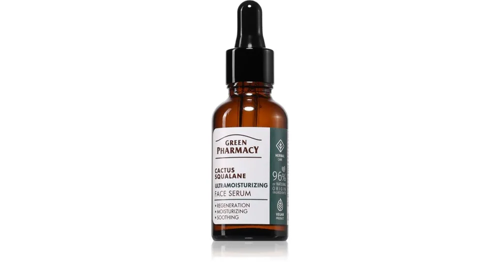 Green PharmacyCactus & Squalane Face Serum Intenzíven hidratáló szérum Legkelendőbb