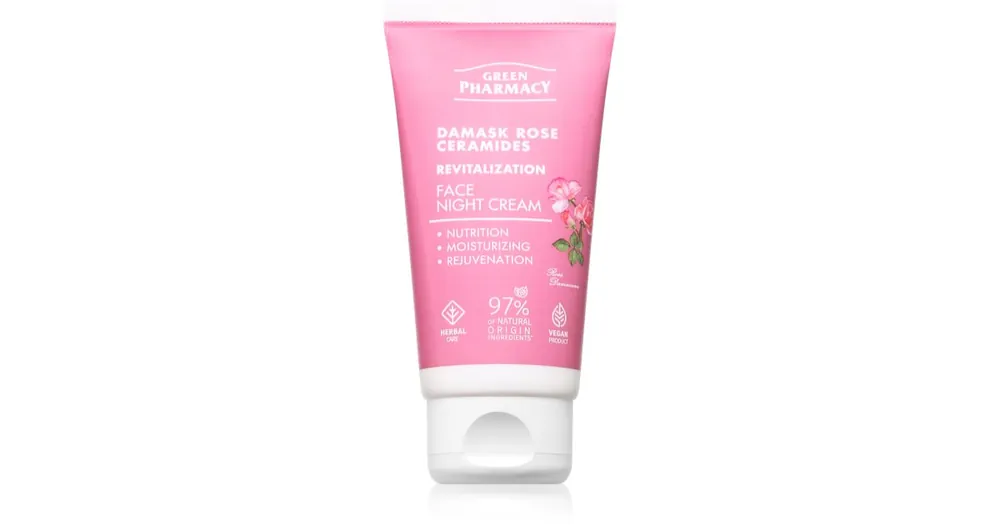 Green PharmacyDamask Rose & Ceramides Night Face Cream éjszakai arckrém Olcsóbb