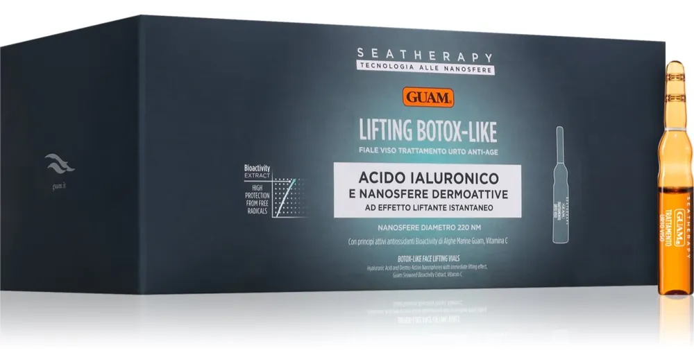 Végkiárusítás GuamLifting Botox - Like liftinges szérum ampullákban