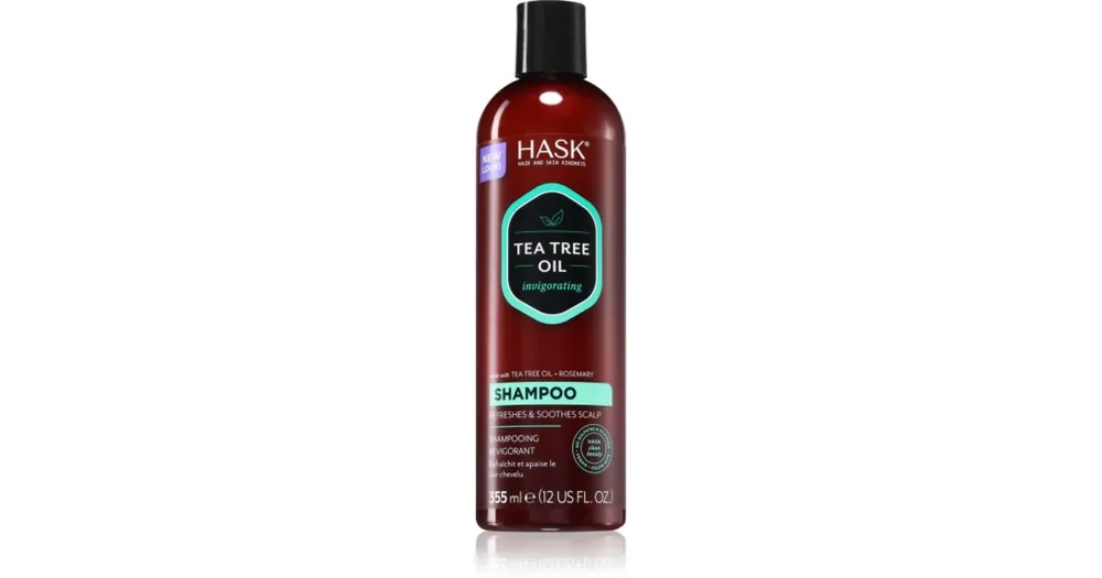 Szezonális akció HASKTea Tree Oil & Rosemary frissítő sampon száraz, viszkető fejbőrre