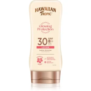 Árcsökkenés Hawaiian TropicGlowing Protection Sunscreen Lotion napozótej SPF 30