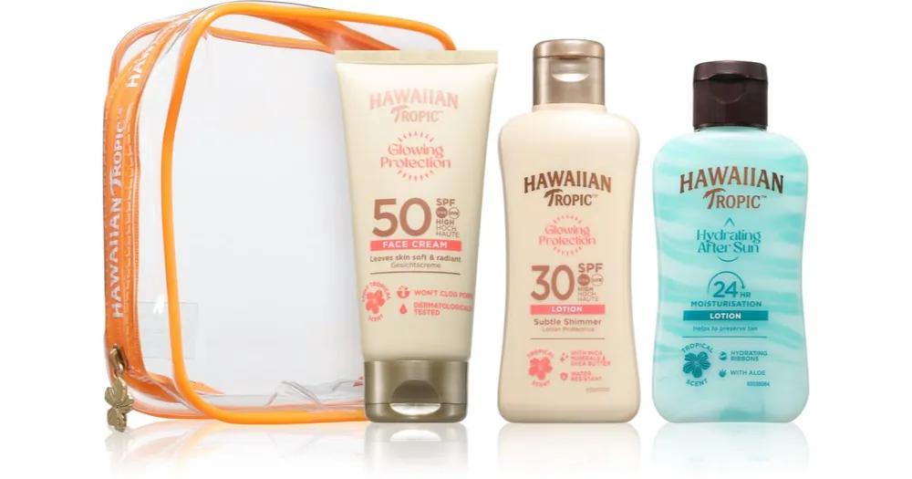 Hawaiian TropicGlowing Protection Trio utazási készlet napozáshoz Vedd meg most
