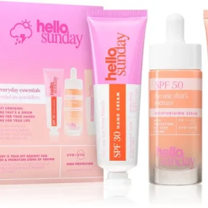 Szezonális akció hello sundaythe everyday essentials szett a ragyogó bőrért