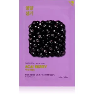 Árcsökkenés Holika HolikaPure Essence Acai Berry hámlasztó gézmaszk