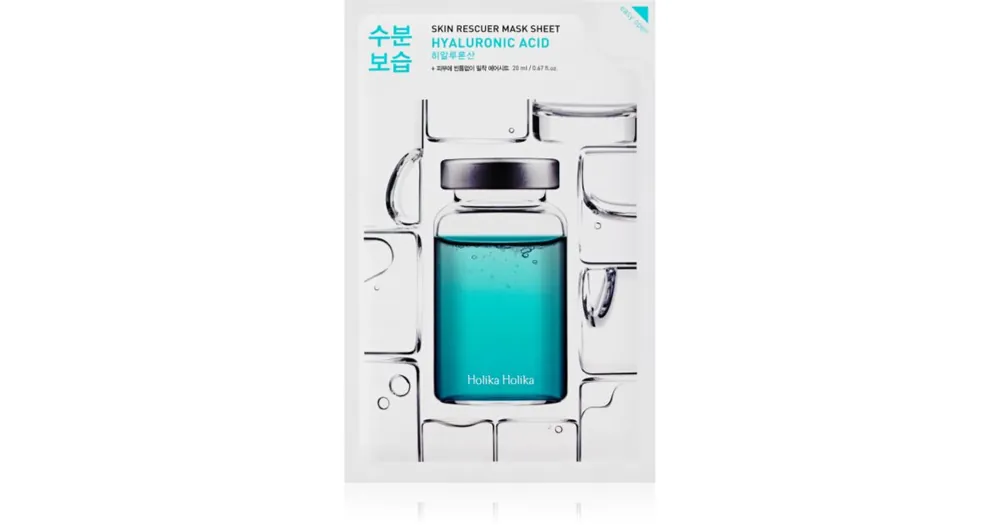 Holika HolikaSkin Rescuer Hyaluronic Acid hidratáló gézmaszk hialuronsavval Legnépszerűbb
