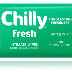 ChillyFresh Intimate Wipes papírtörlők az intim higiéniához Kiárusítás