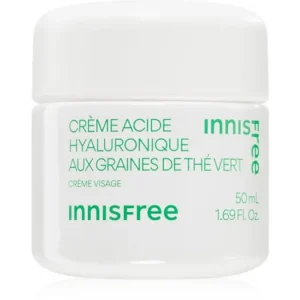 innisfreeGreen Tea Seed Hyaluronic Cream hidratáló arckrém nyugtató hatással Olcsóbb