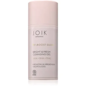 JOIKOrganic Re-Boost Glow frissítő tisztító arcgél hámlasztó hatással Legkelendőbb