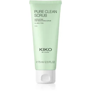 Árcsökkenés KIKO MilanoPure Clean Scrub tisztító peeling az arcra