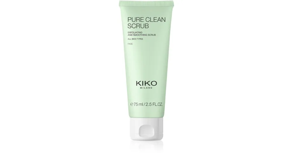 Árcsökkenés KIKO MilanoPure Clean Scrub tisztító peeling az arcra
