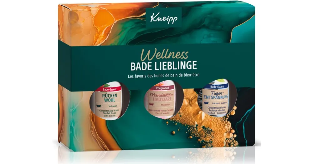 Alacsony ár KneippWellness Bath Oil Collection ajándékszett fürdőbe