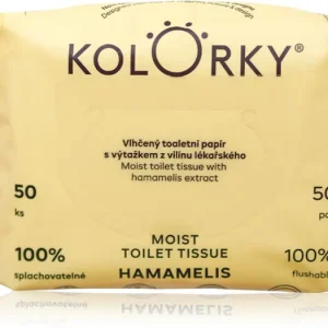 KolorkyMoist Toilet Tissue Hamamelis nedves WC papír Azonnali szállítás