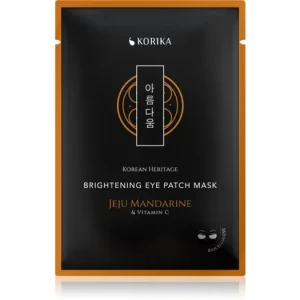 KORIKAKorean Heritage Brightening Eye Patch Mask Jeju Mandarine & Vitamin C élénkítő maszk a szem köré Prémium