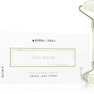 KORIKATools Face Roller Green Jade Stone masszázs henger az arcra Exkluzív ajánlat