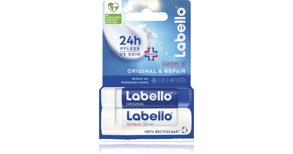 Legjobb ár LabelloOriginal & Repair bőrmegújító hidratáló ajakbalzsam