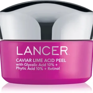 LANCERCAVIAR LIME ACID PEEL krémes peeling élénk és hidratált bőr Szuper akció