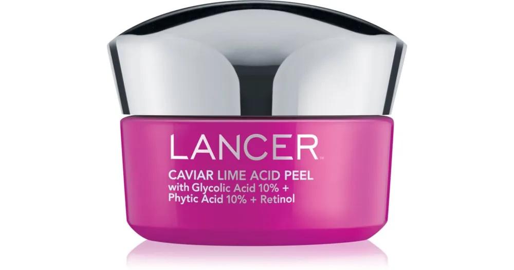 LANCERCAVIAR LIME ACID PEEL krémes peeling élénk és hidratált bőr Szuper akció