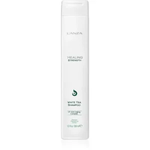L‘anzaHealing Strength White Tea Shampoo sampon a sérült, töredezett hajra Biztonságos fizetés