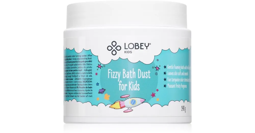 Kedvezményes ár LobeyKids Fizzy Bath Dust fürdő termék gyermekeknek