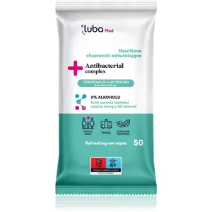 LubaMed Antibacterial Complex nedves törlőkendők alkoholmentes Különleges ajánlat